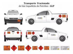 Kit 9 Adesivos De Transporte De Gás Glp Para Revenda De Gás Vinil Branco  Digital Semi Brilho Corte Reto 